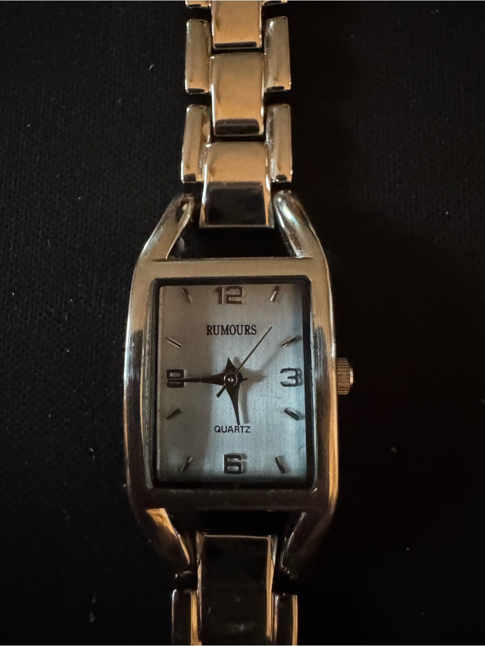 Rumors Silver-Tone Women's Quartz Bracelet Watch
